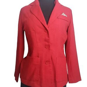 Vintage Breli Originals Red Blazer